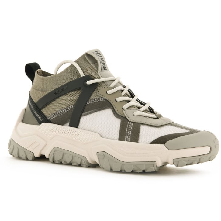 Pánské Tenisky Palladium Off-grid LO Adventure Olivy Zelené | CZ TPM-64W